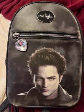 The Twilight Saga Team Edward Mini Backpack with Heart Charm